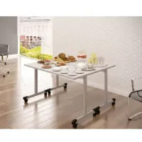 Mesa de Treinamento 1500 Pé Metal com Tampo Articulável M. Office