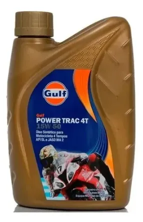 OLEO MOTOR 15W50 100% SINTÉTICO POWER TRAC 4 TP - GULF