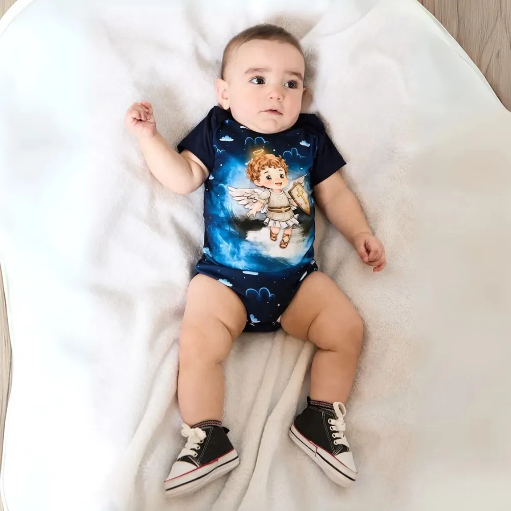 Body Bebê São Miguel Arcanjo Imagem