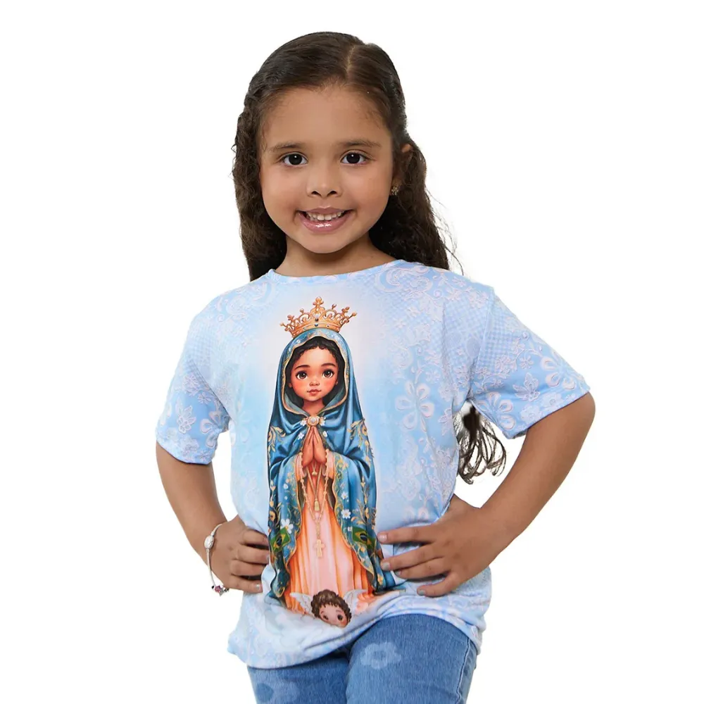 Baby Look Infantil Nossa Senhora Aparecida