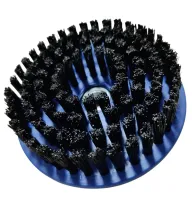 Escova de limpeza rotativa  120 mm em Nylon Macia p/ Politriz - Foto 2