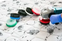 Escova de limpeza rotativa  120 mm em Nylon Macia p/ Politriz - Foto 3