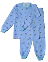 Pijama Bebê Menino Tamanho M Com Punho