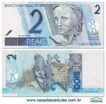 C261 C A - 2 Reais Fe - Guido Mantega - Henrique Meirelles