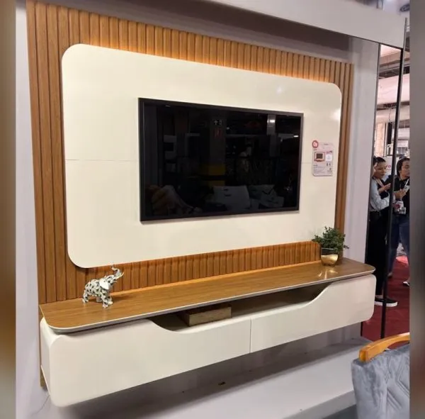 Painel Treviso TV 70  DJmoveis 2,10 Com Led Imagem