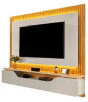 Painel Treviso TV 70  DJmoveis 2,10 Com Led - Foto 4