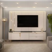 Painel Celine + Bancada Celine TV  85 2,41 Duas cores - Foto 3