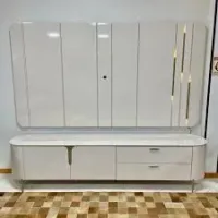 Painel Celine + Bancada Celine TV  85 2,41 Duas cores - Foto 6