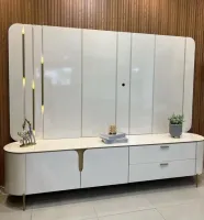 Painel Celine + Bancada Celine TV  85 2,41 Duas cores - Foto 9