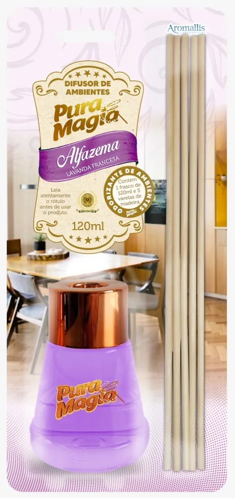 Difusor Blister 120ml - Alfazema - Inspiração Olfativa: Lavanda Francesa Imagem