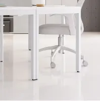 Mesa Reta 1600 Pé Metal Trave Opus - Foto 3