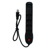 Filtro De Linha De 5 Tomadas Filtro De Linha 5 Tomadas Cor Preto Comprimento Do Cabo De 100cm 110v/220v - Foto 4