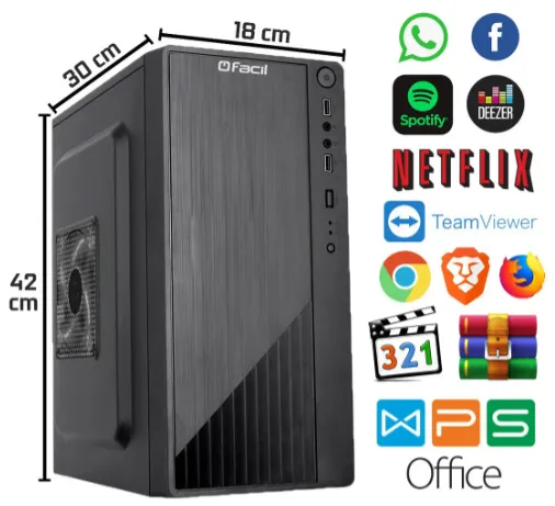 Computador Fácil Intel Core I5 10400 16gb Ddr4 Ssd 960gb - Foto 2