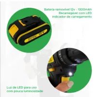 Parafusadeira Furadeira De Baterias Lí-íon SC-99 Com Maleta Kokay - Foto 3