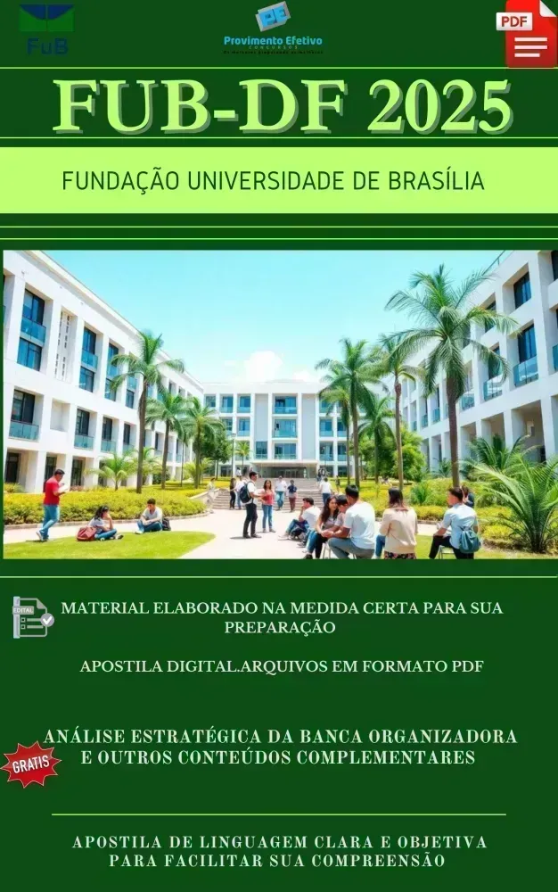 Apostila FUB DF Técnico em Assuntos Educacionais 2025