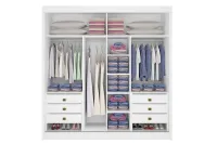 Guarda-Roupa 2 Portas Titanium Ripado 2,20 - Foto 5