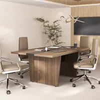 Mesa de Reunião Retangular 1800 Modular com Caixa de Tomadas Tamburato 37mm Y37