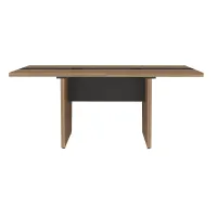 Mesa de Reunião Retangular 1800 Modular com Caixa de Tomadas Tamburato 37mm Y37 - Foto 7