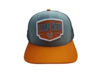 Ref: TH3300 - Boné Texas Head - Cor Cinza Aba Laranja