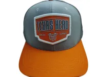 Ref: TH3300 - Boné Texas Head - Cor Cinza Aba Laranja - Foto 3