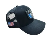 Ref: TH3313 - Boné Texas Head - Bandeira U.S.A - Cor Preto - Foto 2