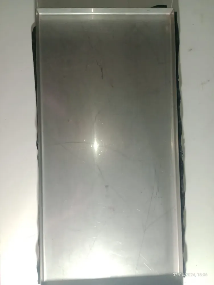   Bandeja INOX 304 - 1.2mm - Fundo Falso 37 x 57 x 1,8 - BIFF3757/18