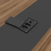 Mesa de Reunião Retangular 2600 Modular com Caixa de Tomadas Tamburato 37mm Y37 - Foto 8