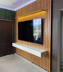 Painel Nobre Ripado 1,85  tv 75 com nicho - Foto 2