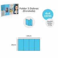 Panfletos Personalizados (Flyer ou Folheto) Papel Couchê 90 Gr - Foto 5