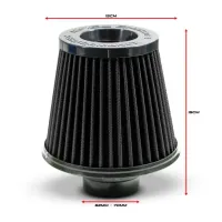 Filtro Esportivo  Duplo Fluxo Black Race - Foto 4