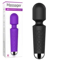 Vibrador Varinha Mágica 20 Vibrações e 8 Intensidades - AV000M - Foto 5