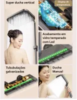 Ducha Premium 05LSH 4 saídas com Led - Foto 2