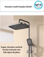 Ducha Premium 05LSH 4 saídas com Led - Foto 3