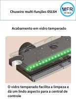 Ducha Premium 05LSH 4 saídas com Led - Foto 6
