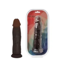 Prótese Realística 20 cm, com Camada de Dupla Densidade, Macio por Fora e Interior Firme – GOOD VIBE TOYS – DI-077