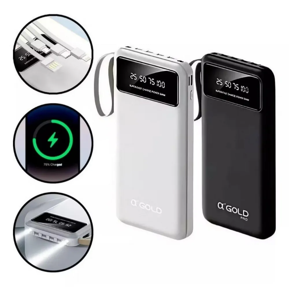 Carregador Portátil kapbom ka9932 10000mah Carregamento Super Rápido