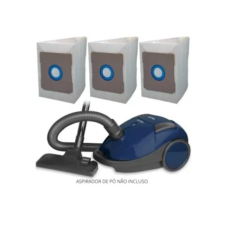 Saco Descartável Mallory Stylo 1250w e 1450w kit com 3 unidades Imagem