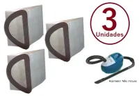 Saco Descartável Mallory Compact 800 kit com 3 unidades