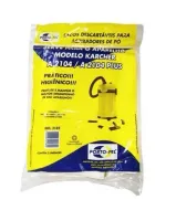 Saco Descartavel Karcher Saco descartável Karcher K2501, 2501, 2601, 3001, A2104, A2104Plus, NT180, NT181. kit com 3 pçs — imagem 2