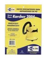 Saco descartavel Karcher A2003, A2004 kit com 3 pçs — imagem principal