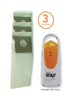 Saco Descartavel Wap Super Pó kit com 3 pçs - Foto 2