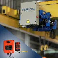Talha Eletrica 5.000 kg. com trole elétrico, 9 metros, 2 velocidades, com controle remoto - Foto 3