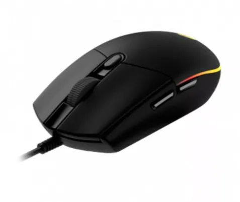 Mouse Gamer Logitech G G203 Lightsync Rgb Até 8.000 Dpi Preto - Foto 2