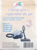 Saco descartavel Britânia 1380 ,1460,1600 e Philco 1680  c/ 3 unidades