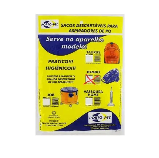 Saco descartável Arno Dymbo Dimbo kit com 3 unidades