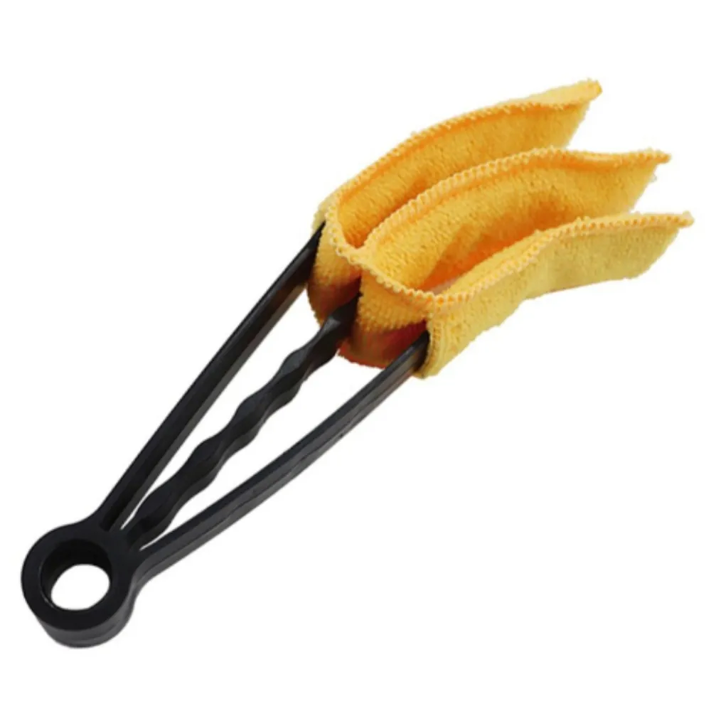 Limpador Persiana Grade Ar Cond Ventilador Microfibra Cabo Imagem