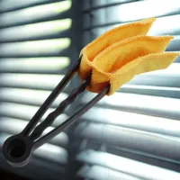 Limpador Persiana Grade Ar Cond Ventilador Microfibra Cabo - Foto 5