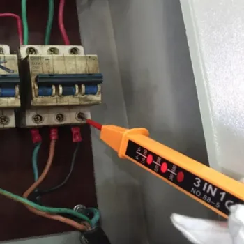 Caneta Medidora Tensão 3 em 1 110v 150v 220v 300v 380v 500v Ac/dc,Testador de tensão de automóvel, detector de luz de teste - Foto 2