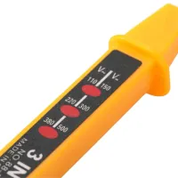 Caneta Medidora Tensão 3 em 1 110v 150v 220v 300v 380v 500v Ac/dc,Testador de tensão de automóvel, detector de luz de teste - Foto 4