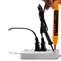 Caneta Medidora Tensão 3 em 1 110v 150v 220v 300v 380v 500v Ac/dc,Testador de tensão de automóvel, detector de luz de teste - Foto 6
